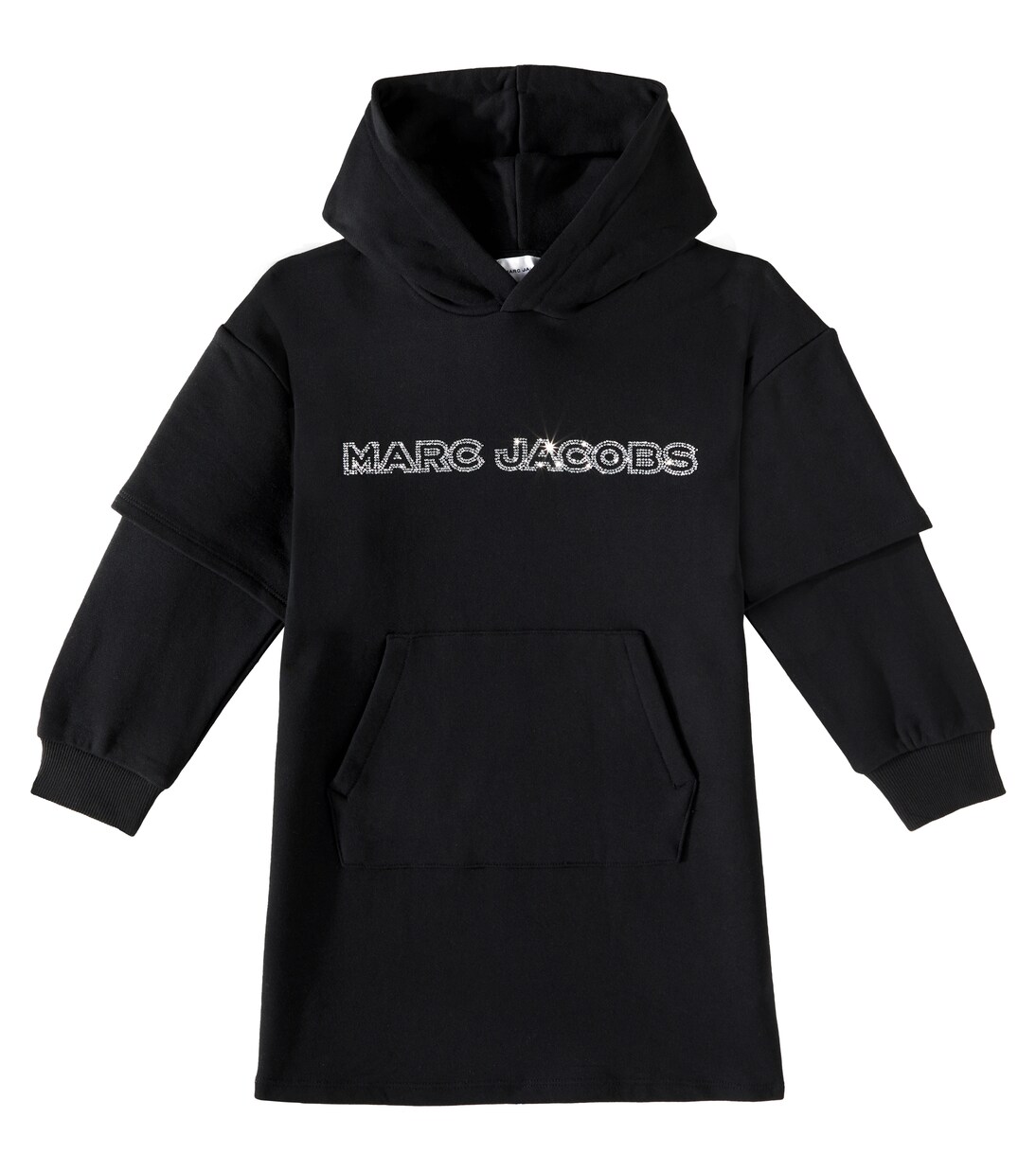 Robe sweat-shirt en coton à logo | Marc Jacobs Kids