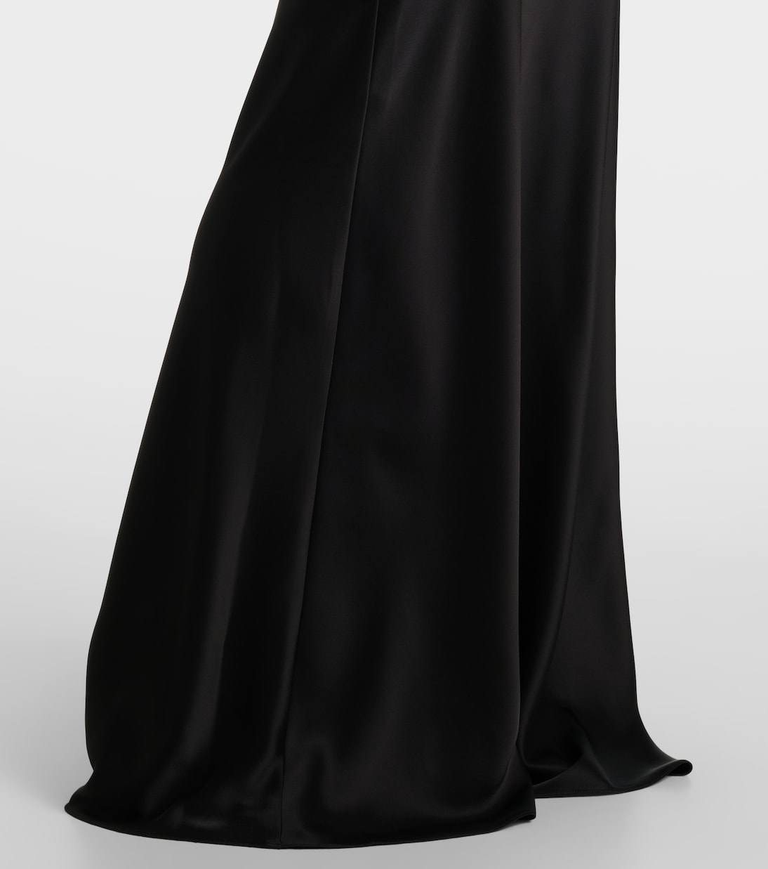 Verziertes Maxikleid aus Satin | David Koma