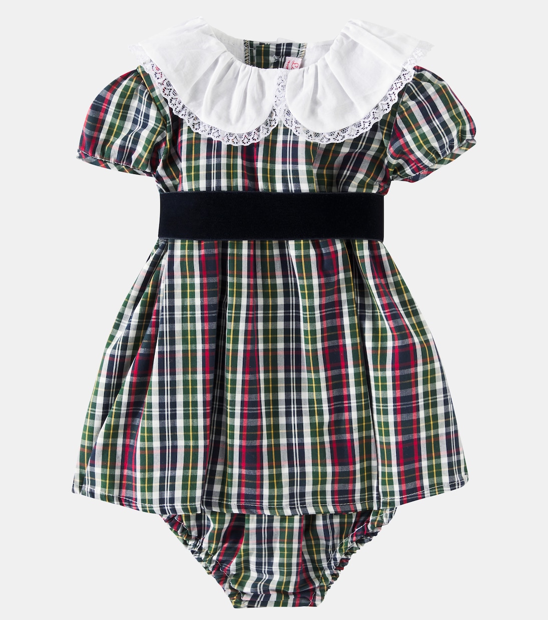 Baby Alicia cotton dress and bloomers set | La Coqueta