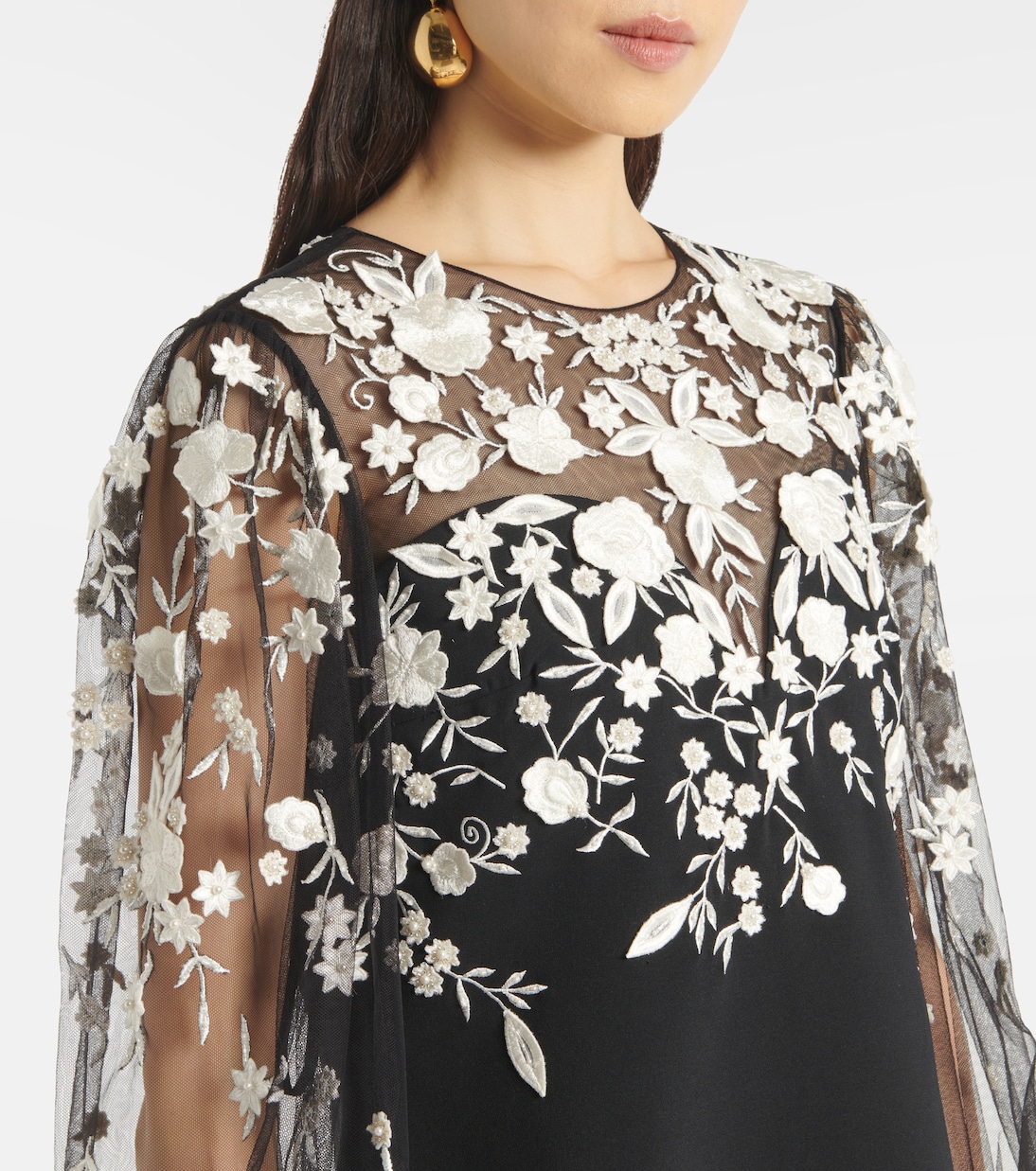 Besticktes Minikleid | Carolina Herrera