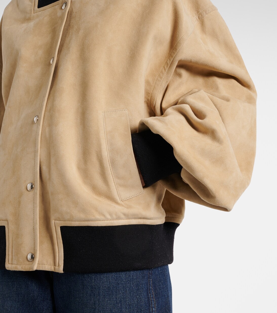 Spence绒面革飞行员夹克 | Khaite