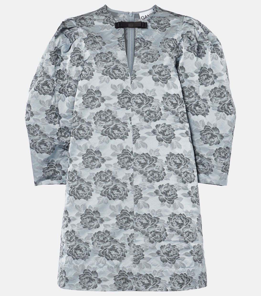 Robe en jacquard à fleurs | Ganni