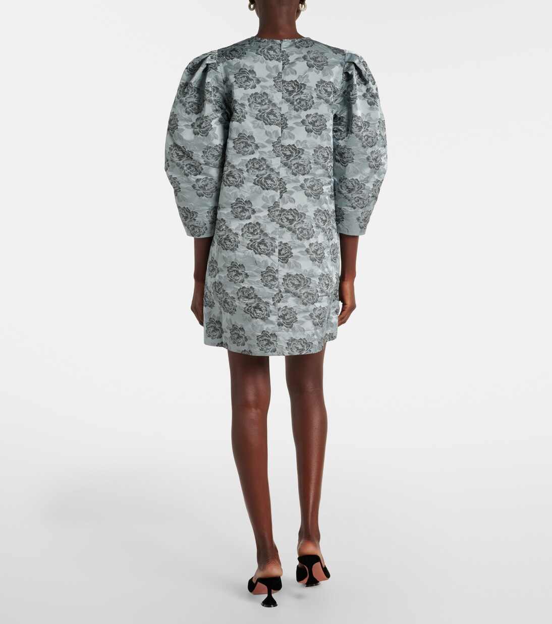 Robe en jacquard à fleurs | Ganni