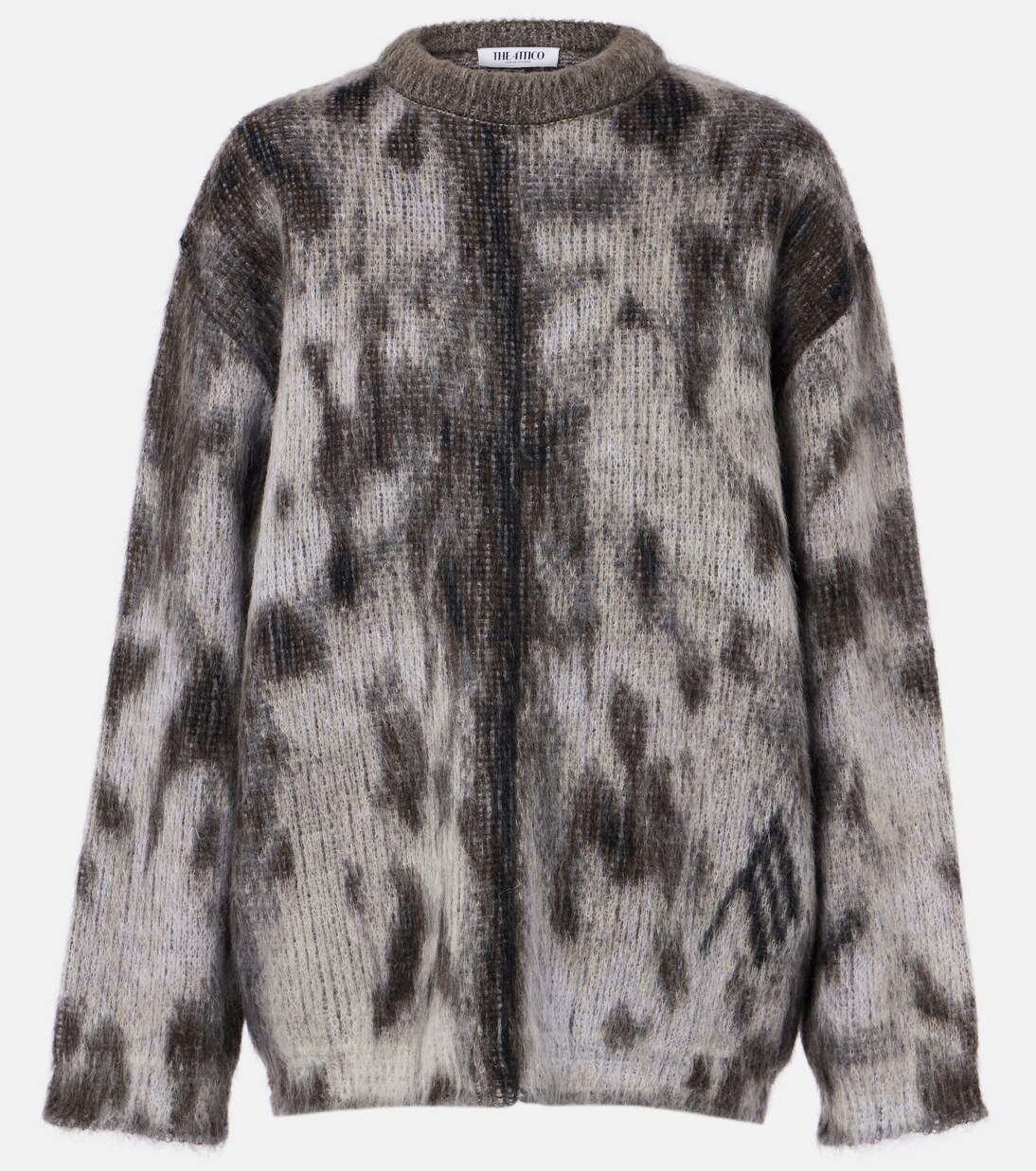 Leopard-print jacquard sweater | The Attico