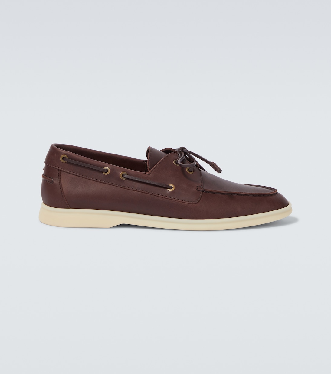 Sea-Sail Walk leather boat shoes | Loro Piana
