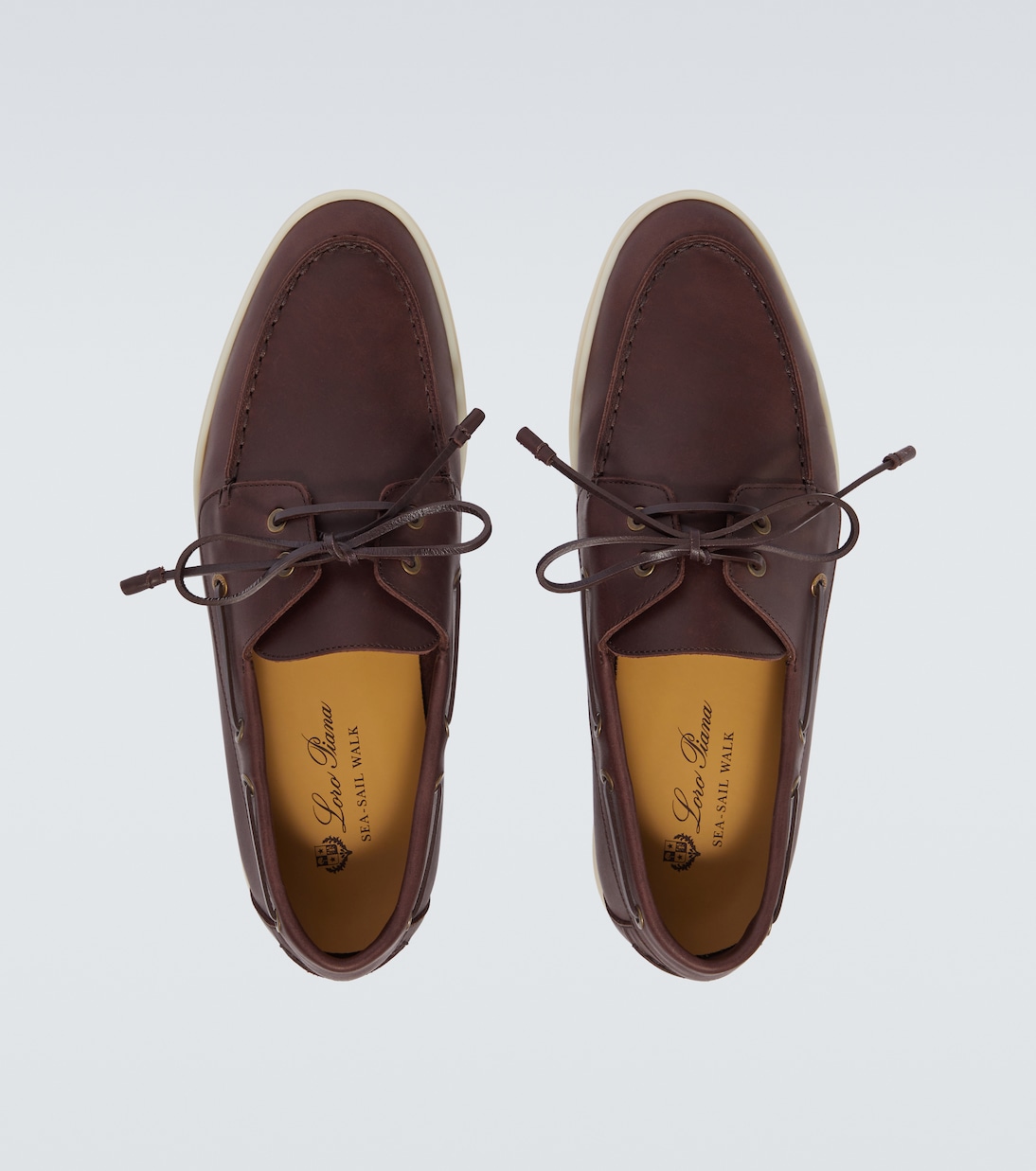 Sea-Sail Walk leather boat shoes | Loro Piana