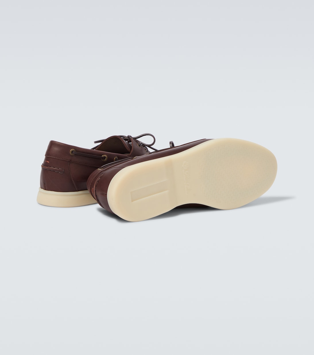Sea-Sail Walk leather boat shoes | Loro Piana