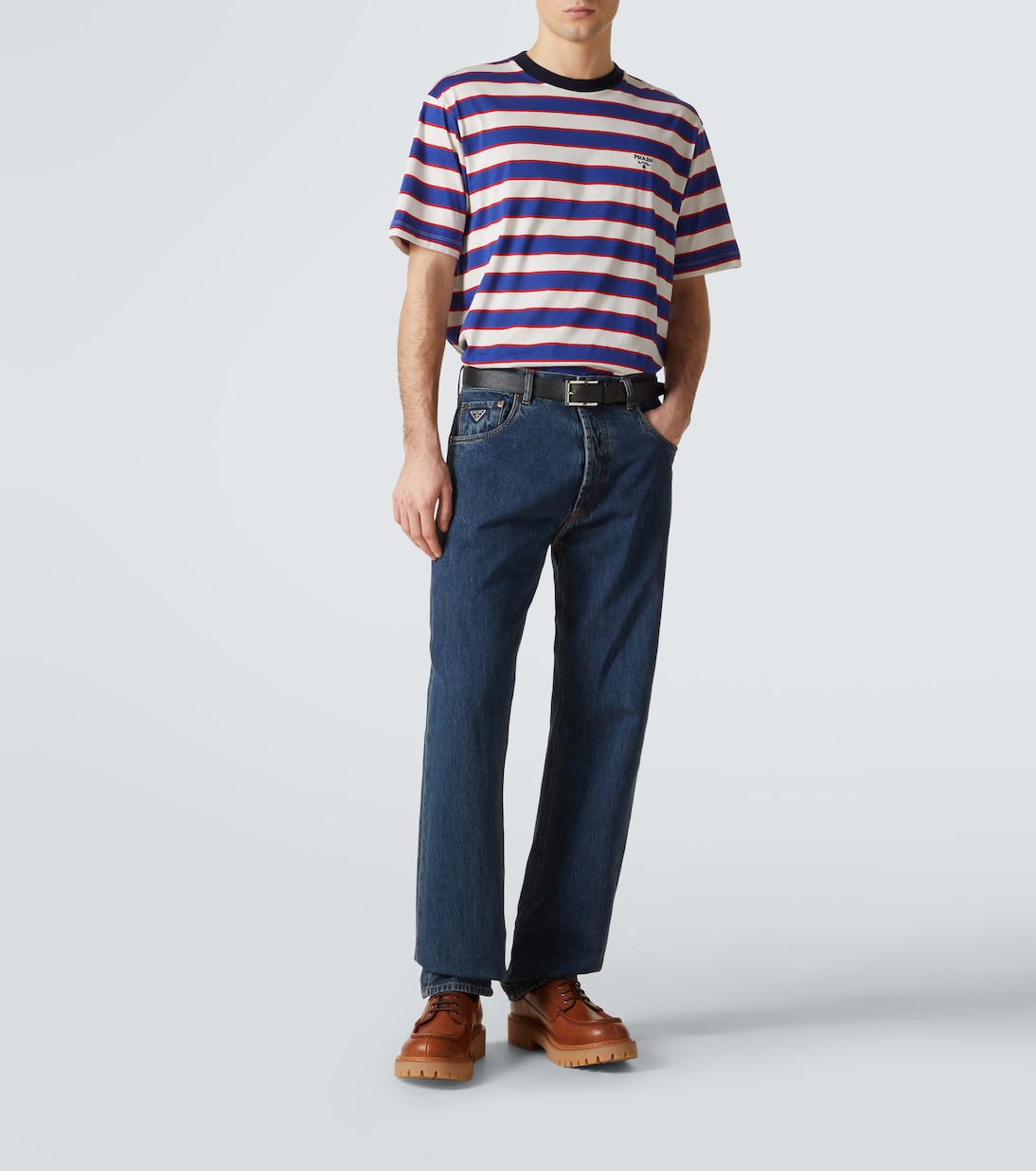 St. Moritz leather loafers | Prada