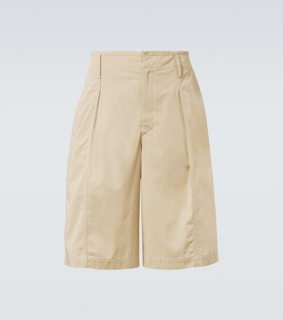 Maxi cotton twill Bermuda shorts | Lemaire