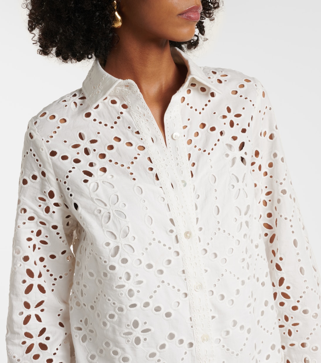 Abito chemisier Sumatra in sangallo | Veronica Beard