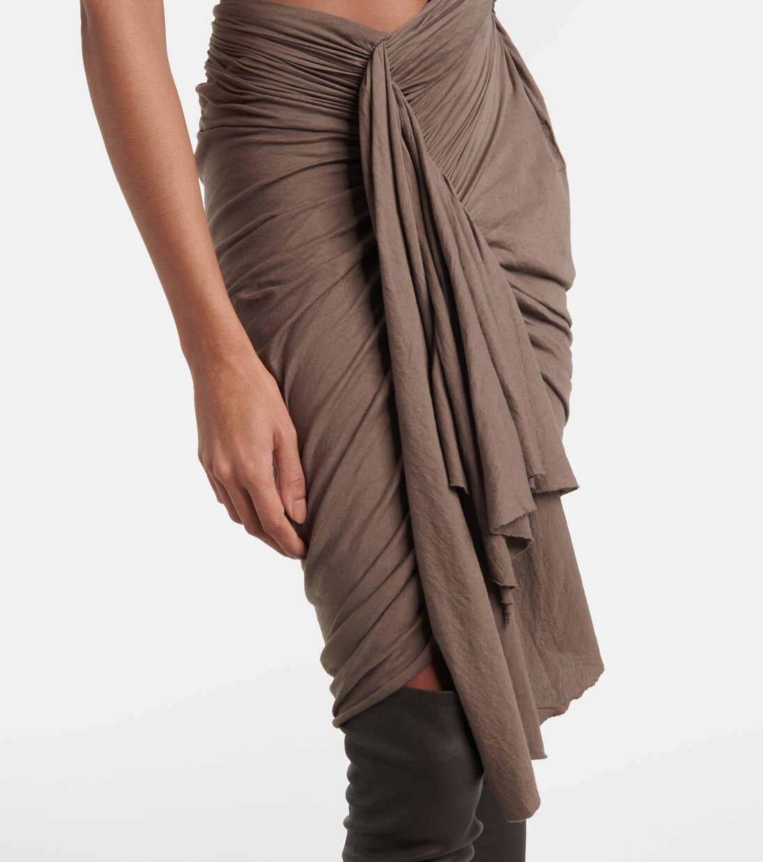 Robe DRKSHDW Fog en coton | Rick Owens