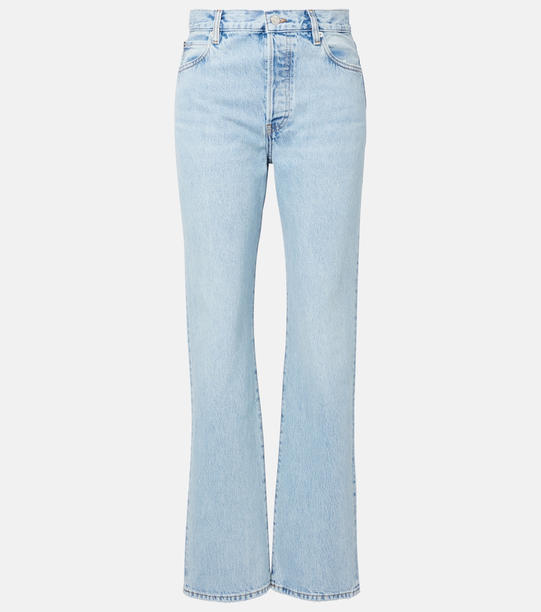 Staple high-rise straight jeans | Frame
