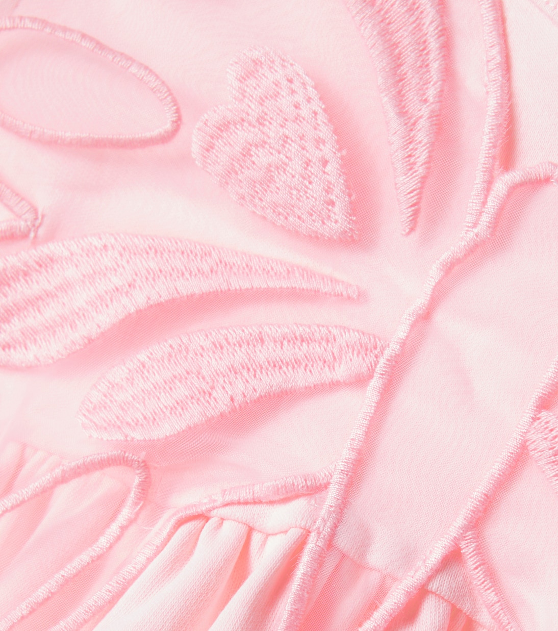 Top aus Baumwoll-Jersey mit Tüll | Self-Portrait Kids