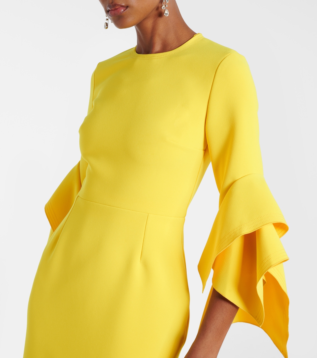 Robe midi Vander en crêpe de satin | Roksanda