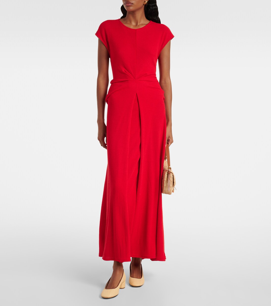 Escarpins en raphia et cuir | Le Monde Béryl