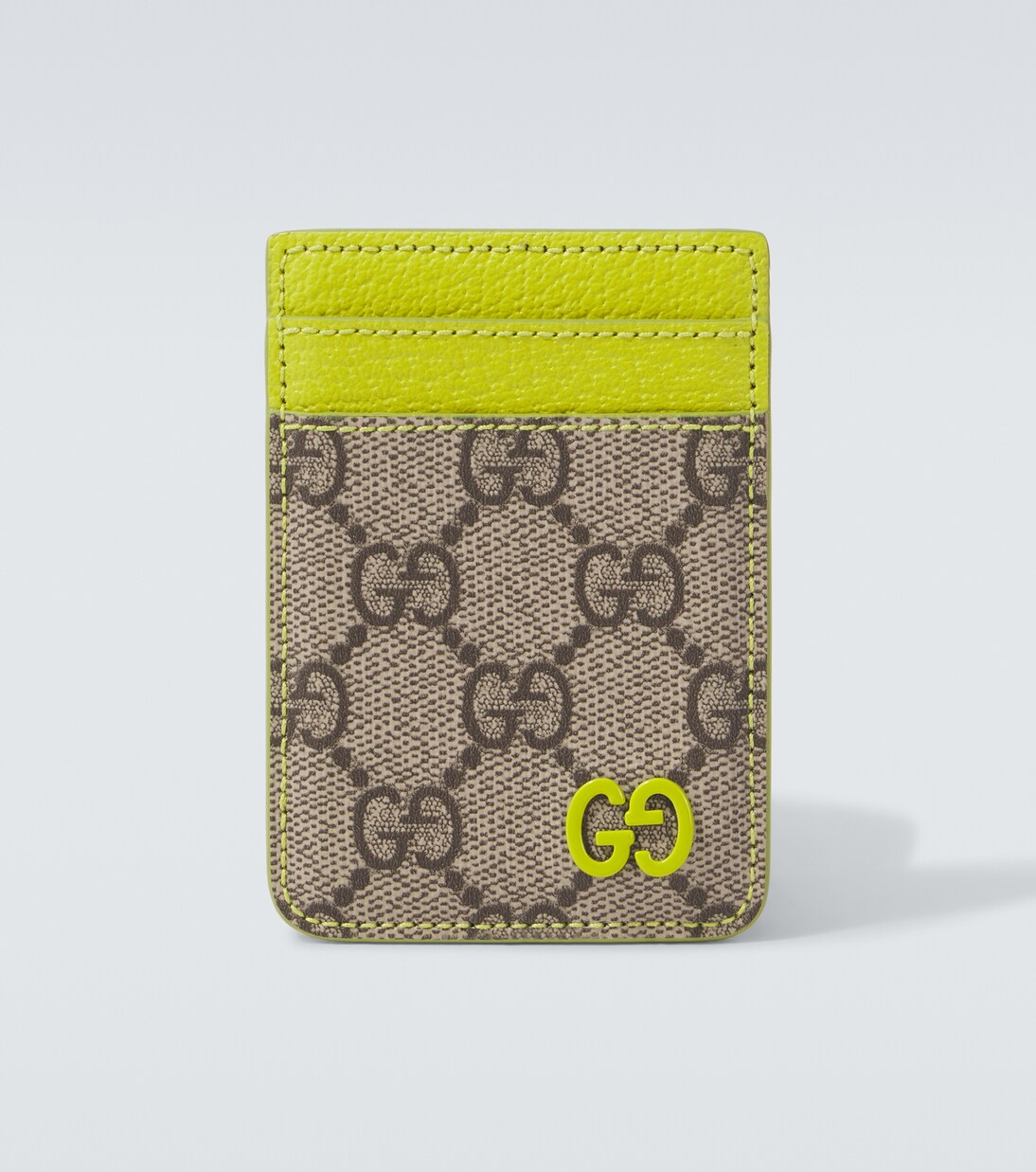 GG Canvas and leather card holder | Gucci