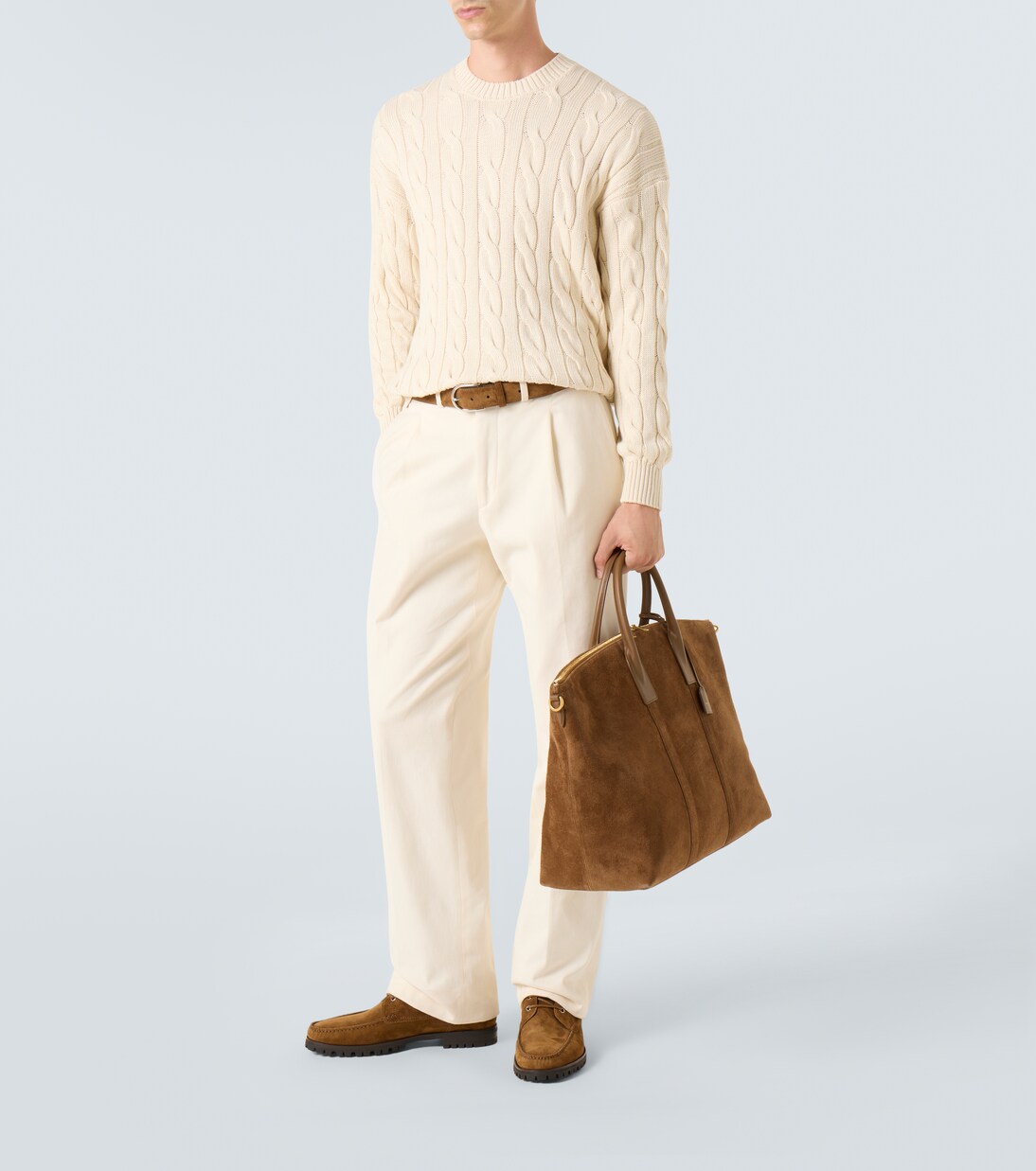 Sycamor shearling-trimmed suede boots | Manolo Blahnik