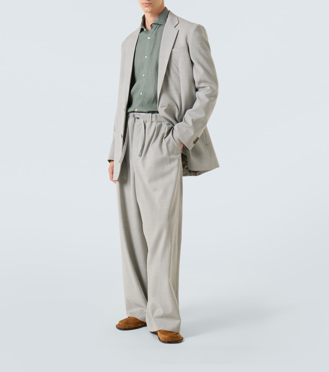 Loafers Flex aus Veloursleder | Loewe