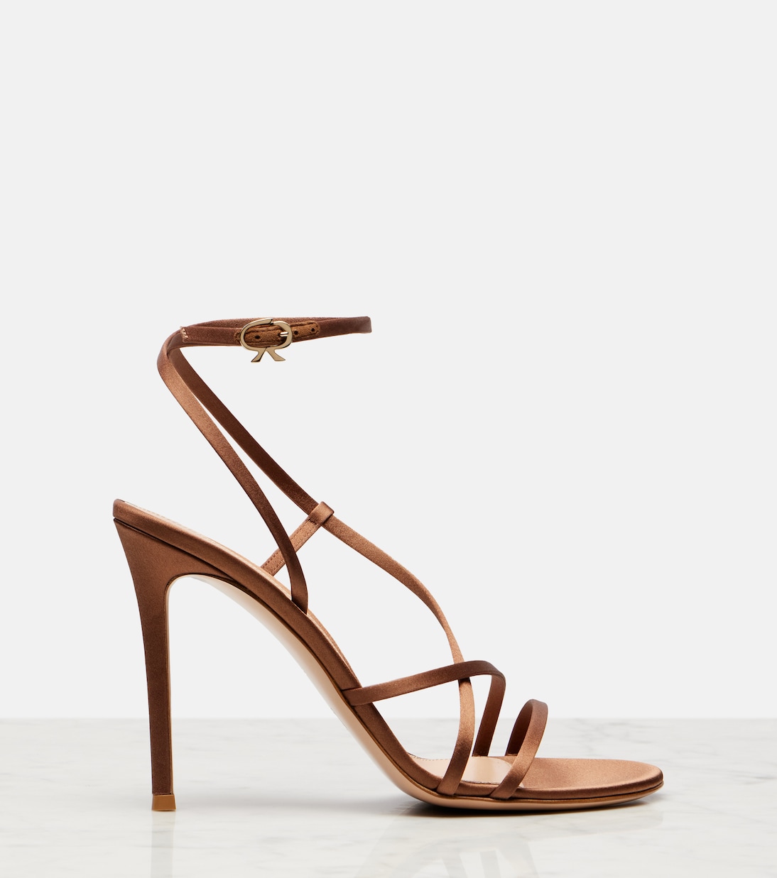 Sandalen 105 aus Satin | Gianvito Rossi