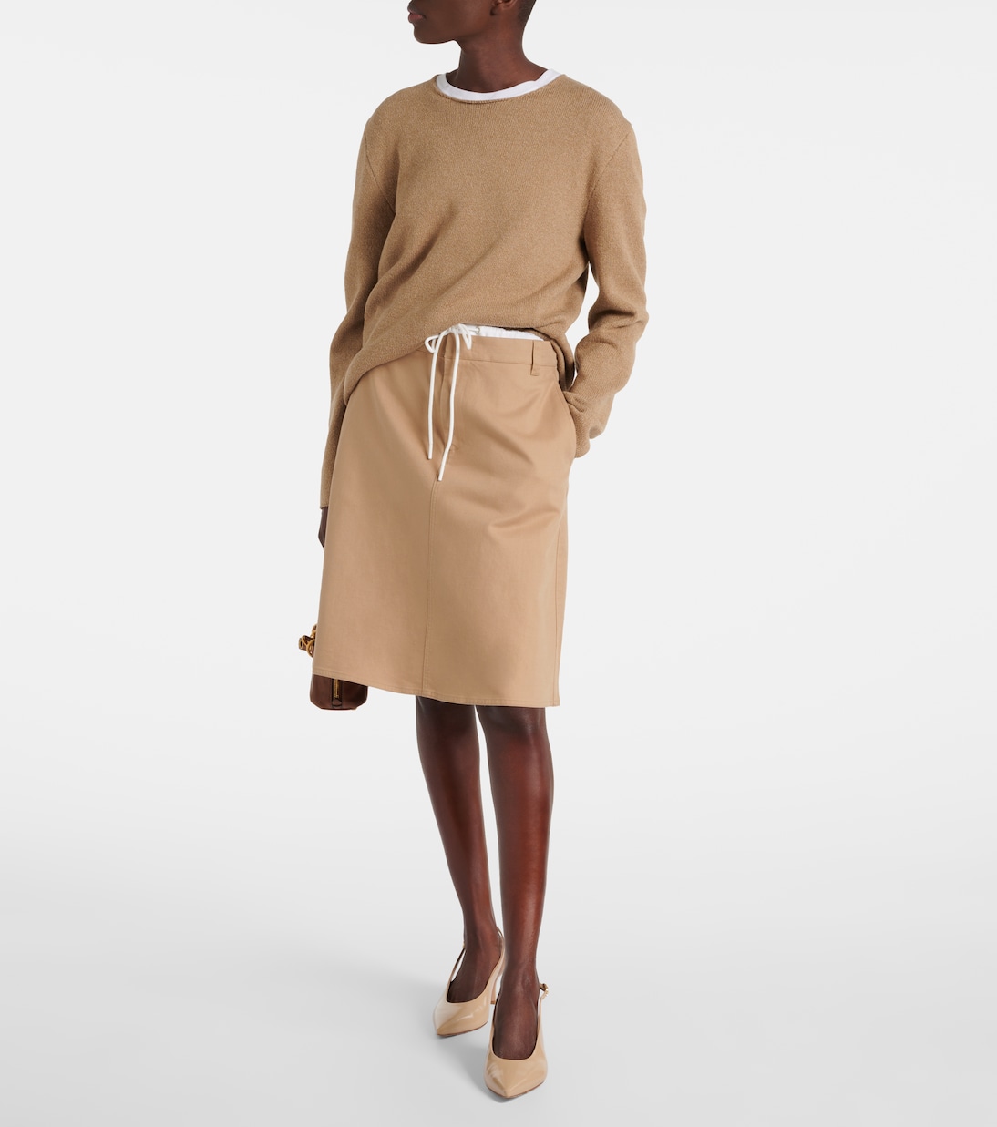 Escarpins slingback Robbie 55 en cuir verni | Gianvito Rossi