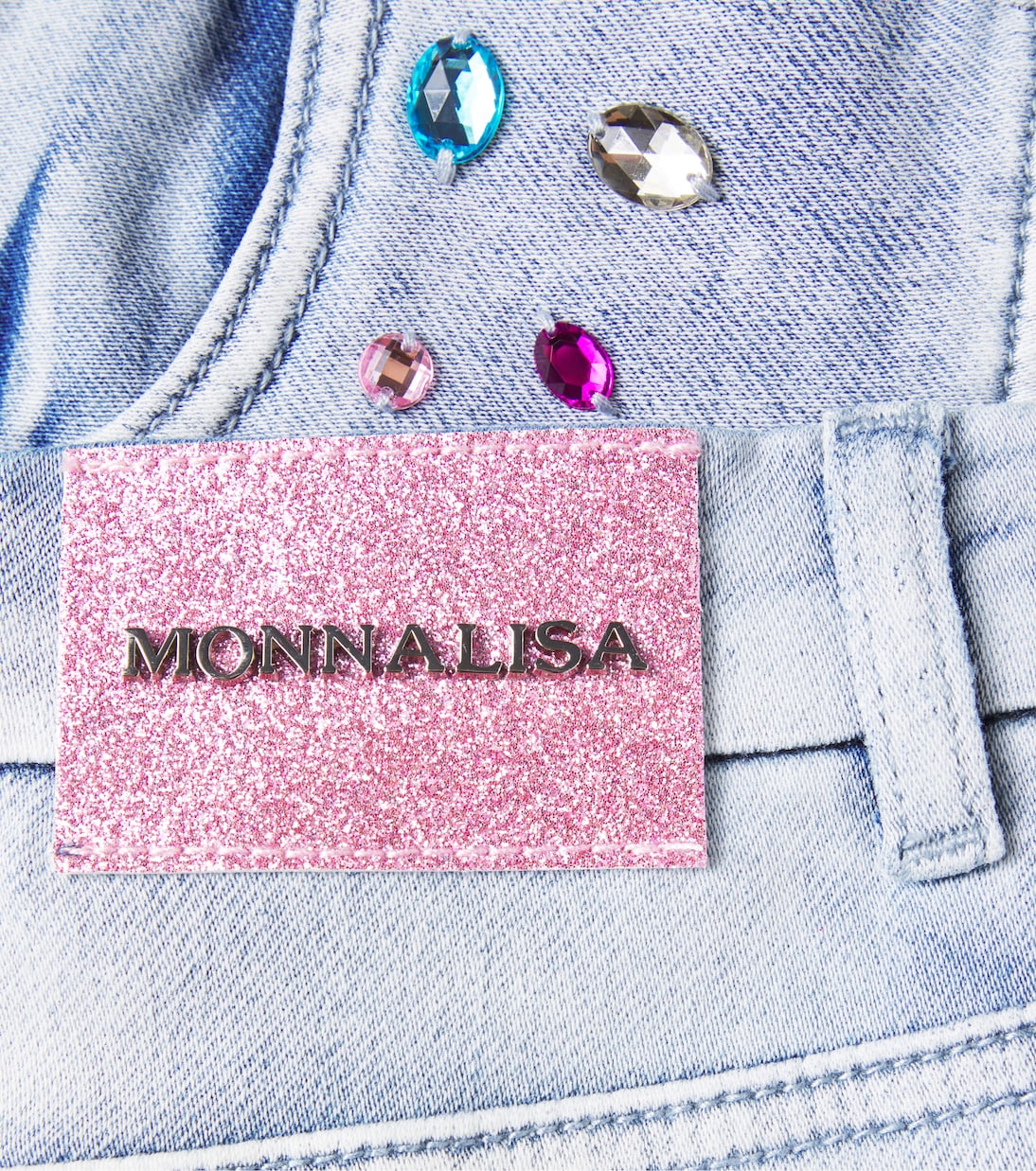 X Disney® - Minigonna di jeans Stitch  | Monnalisa