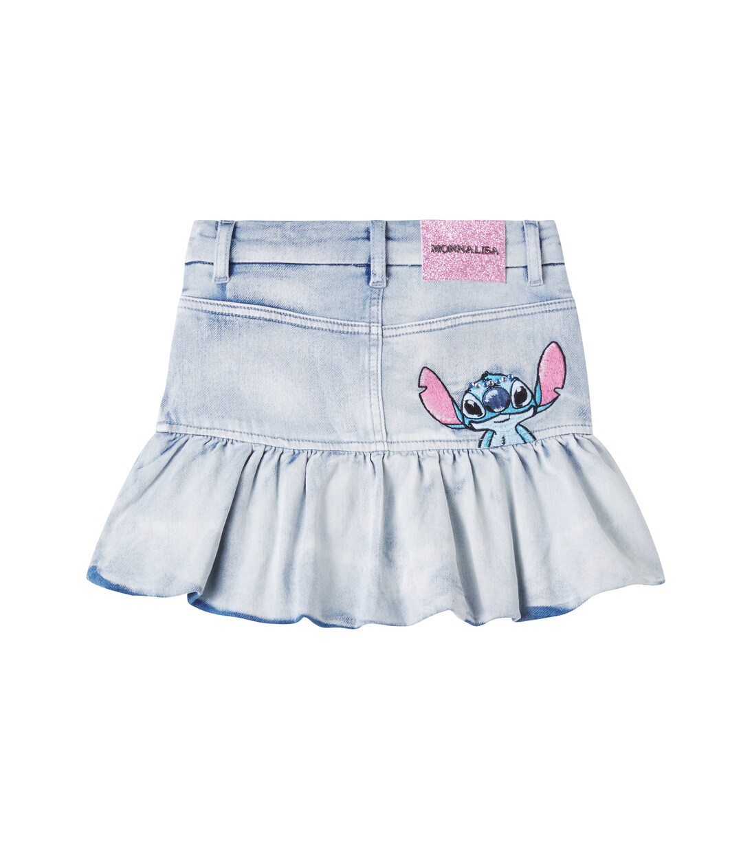 X Disney® - Minigonna di jeans Stitch  | Monnalisa
