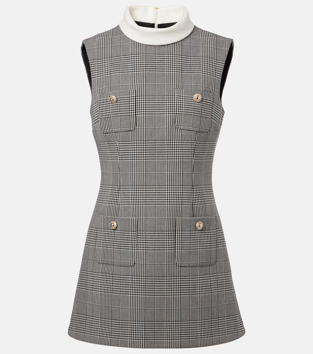 Robe Prince de Galles à carreaux | Self-Portrait