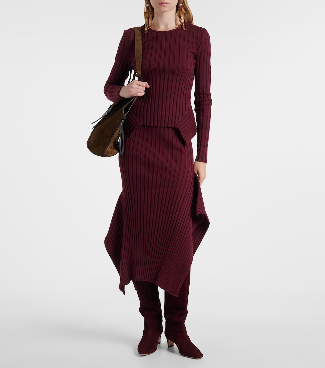 Wally 55 suede knee-high boots | Staud