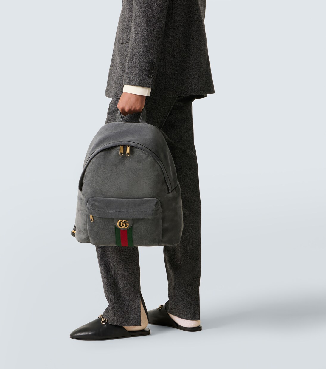 Rucksack Ophidia aus Veloursleder  | Gucci