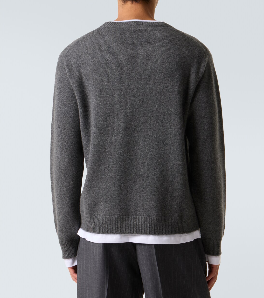 Layered cashmere sweater | Miu Miu