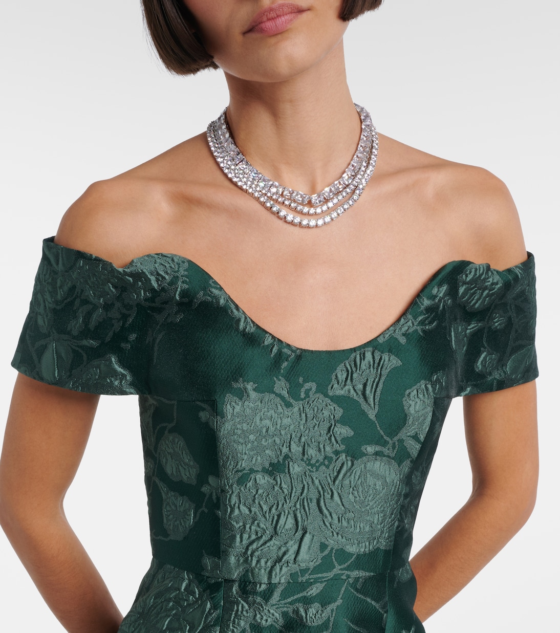 Robe Aislinn aus Cloqué | Emilia Wickstead