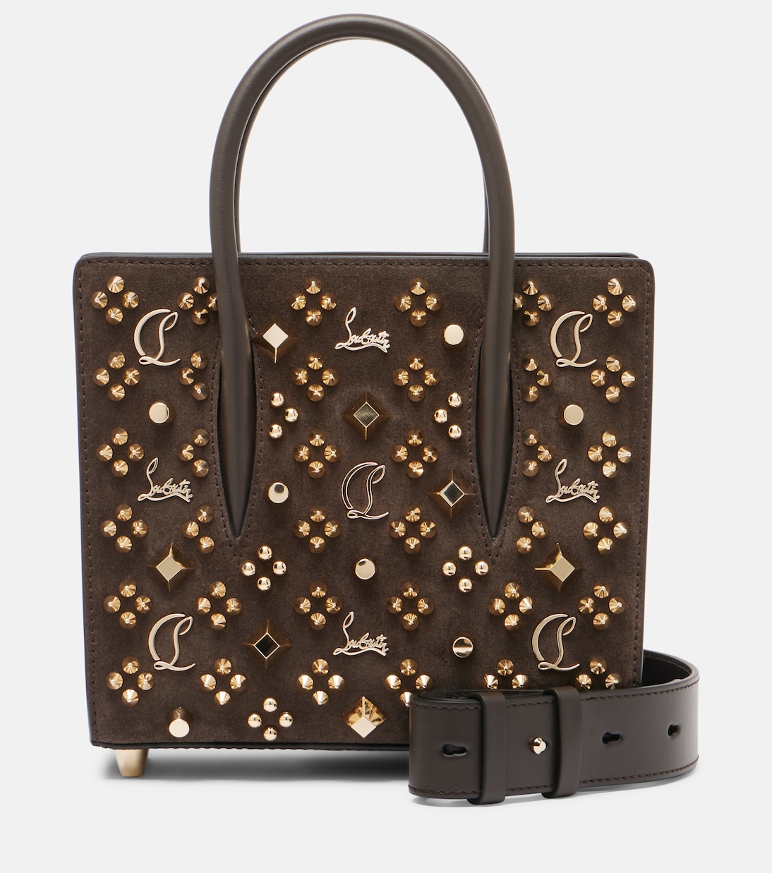 Paloma Small embellished suede tote bag | Christian Louboutin