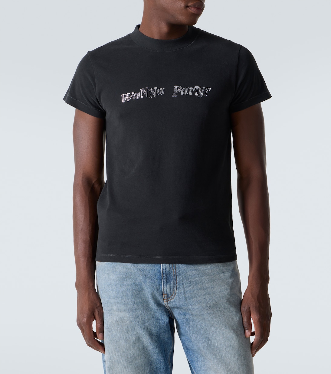 Embellished cotton jersey T-shirt | ERL