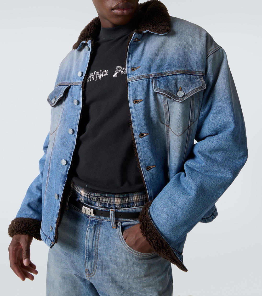 Embellished cotton jersey T-shirt | ERL