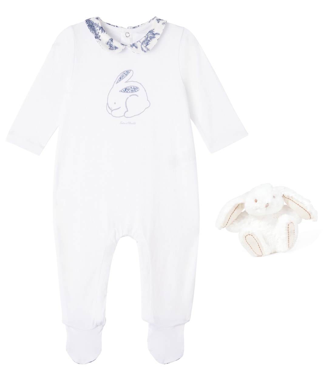Baby Set aus Strampler und Schnuffeltuch | Tartine et Chocolat