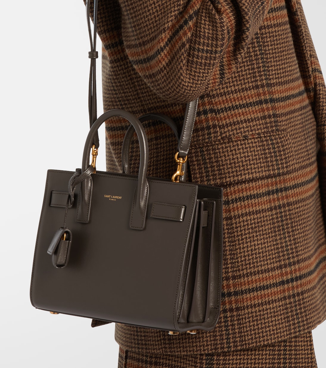 Sac De Jour Nano leather tote bag | Saint Laurent