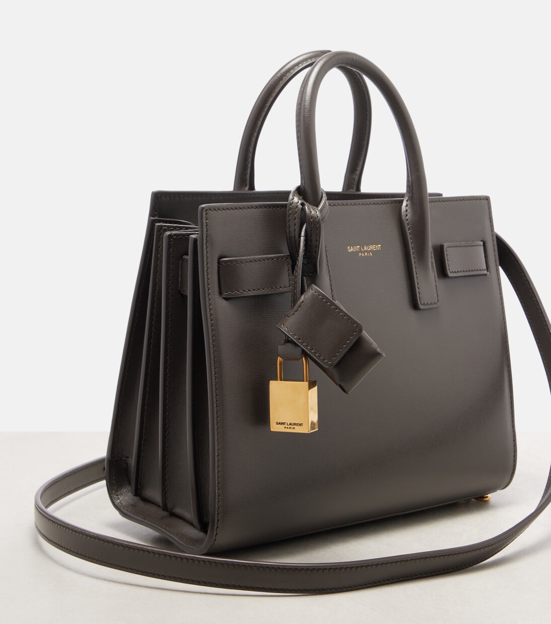 Sac De Jour Nano leather tote bag | Saint Laurent