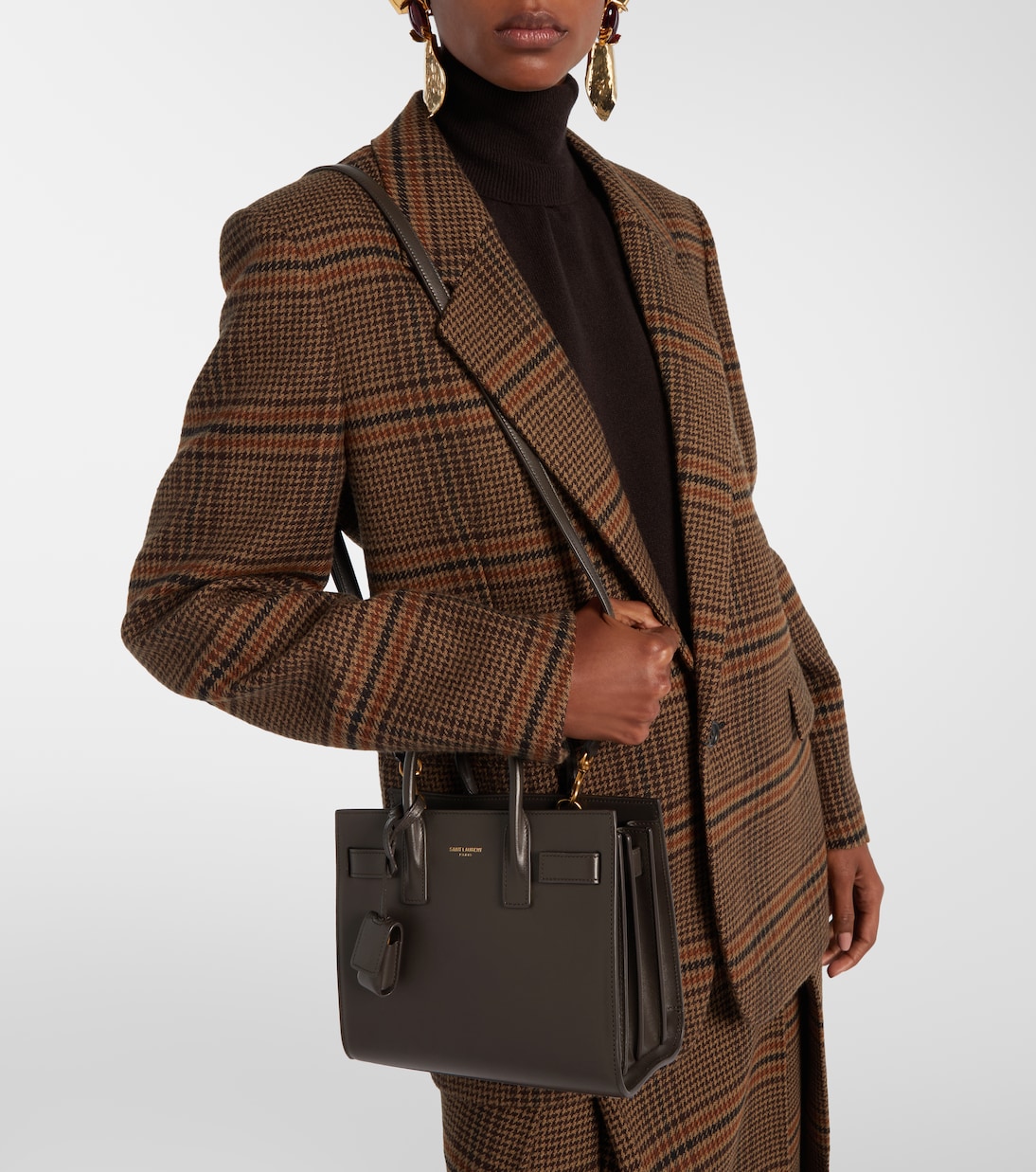 Sac De Jour Nano leather tote bag | Saint Laurent