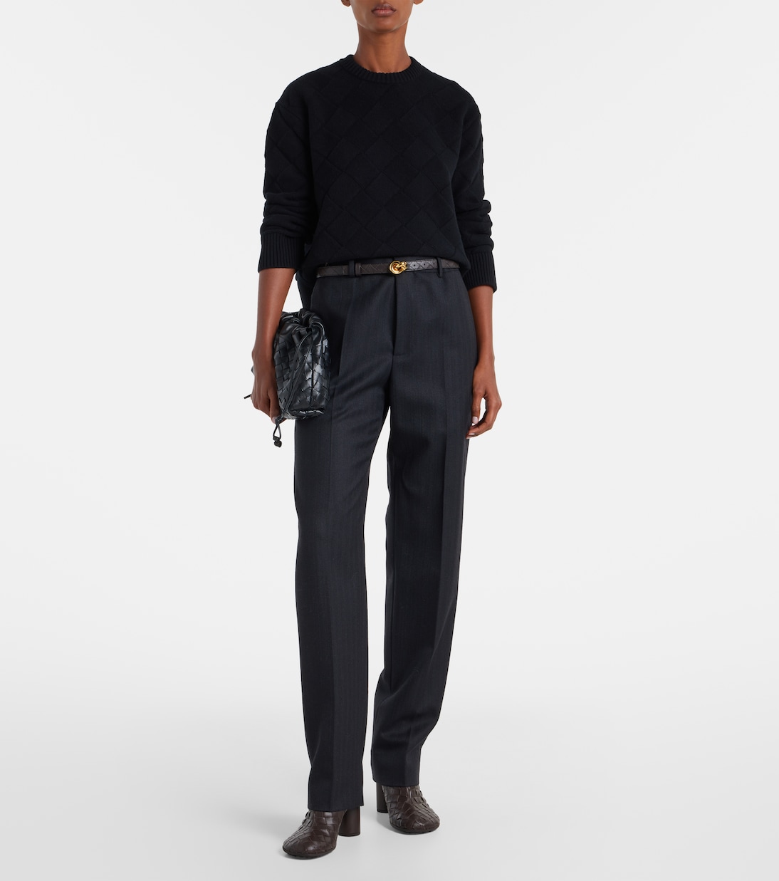 Pull Intreccio en laine mélangée | Bottega Veneta