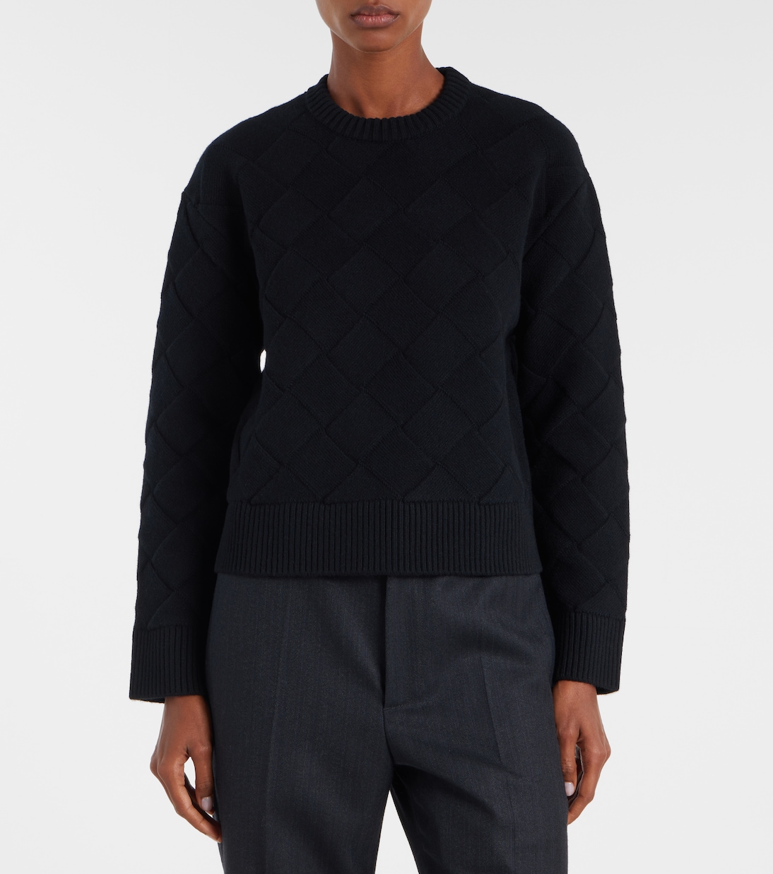 Pull Intreccio en laine mélangée | Bottega Veneta
