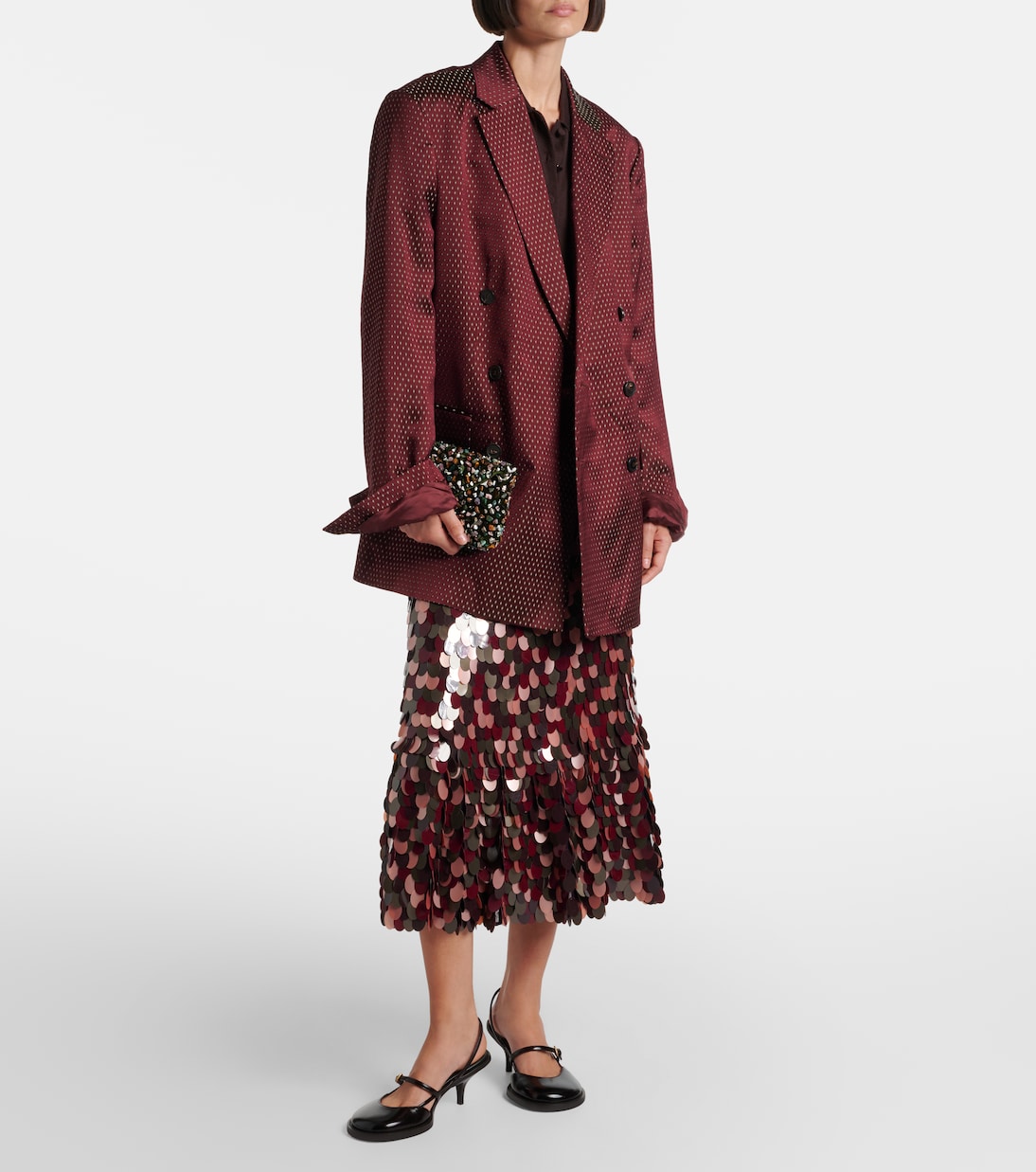 Slingback-Pumps aus Leder | Dries Van Noten