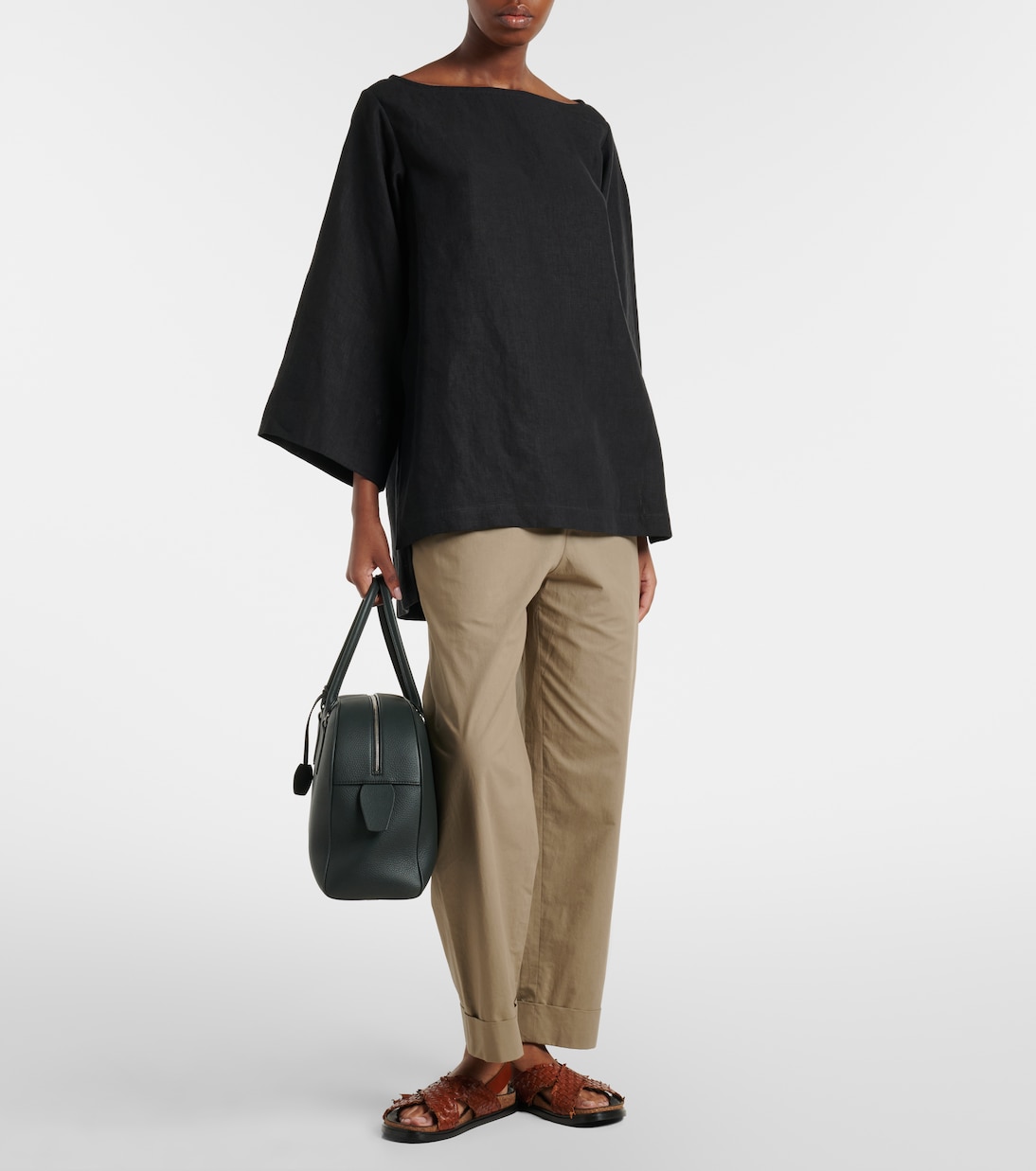 India leather top-handle bag | The Row