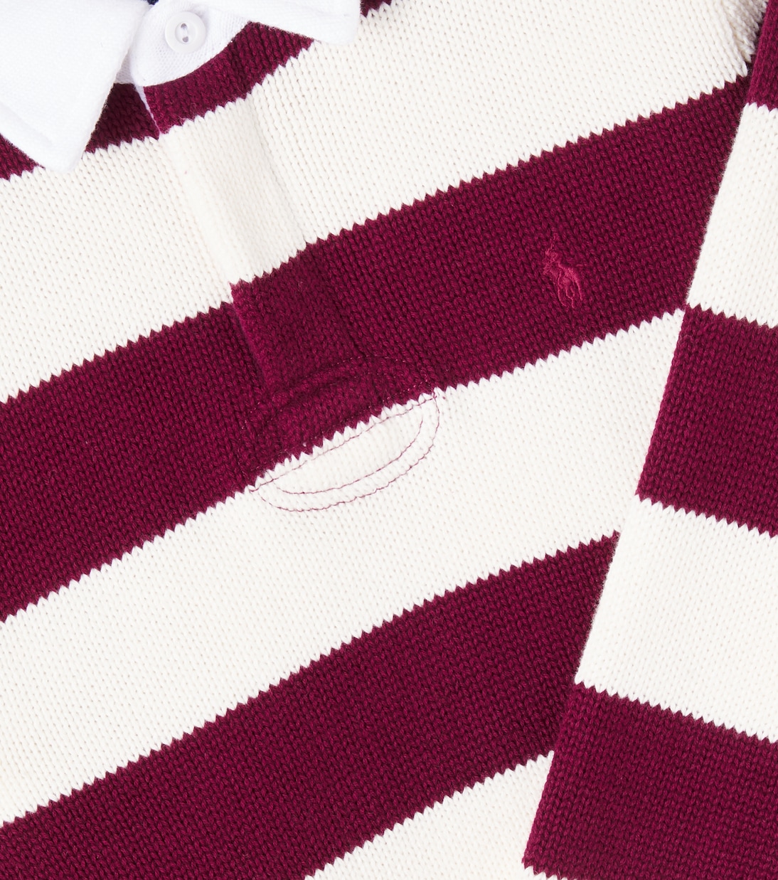 Striped cotton polo sweater | Polo Ralph Lauren Kids