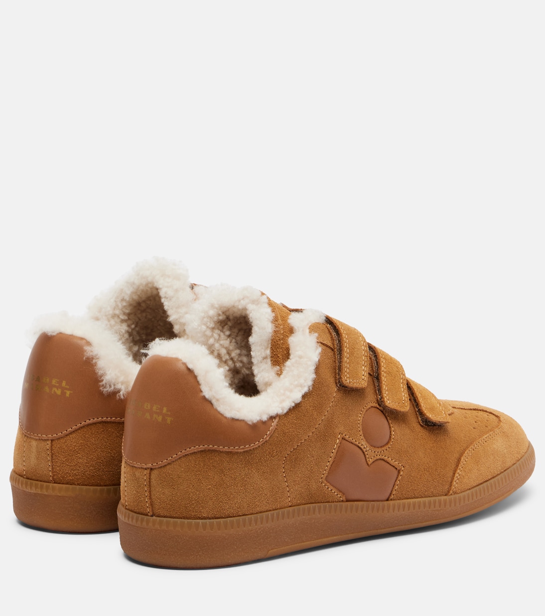 Sneakers Beth aus Veloursleder mit Shearling | Isabel Marant