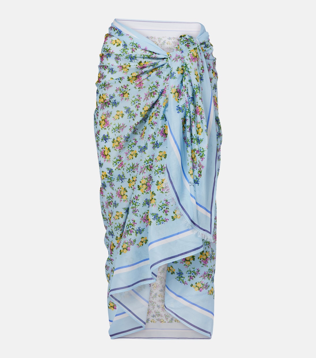 Floral cotton beach cover-up | Dolce&Gabbana