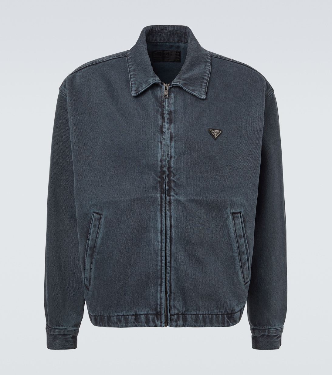 Denim blouson jacket | Prada