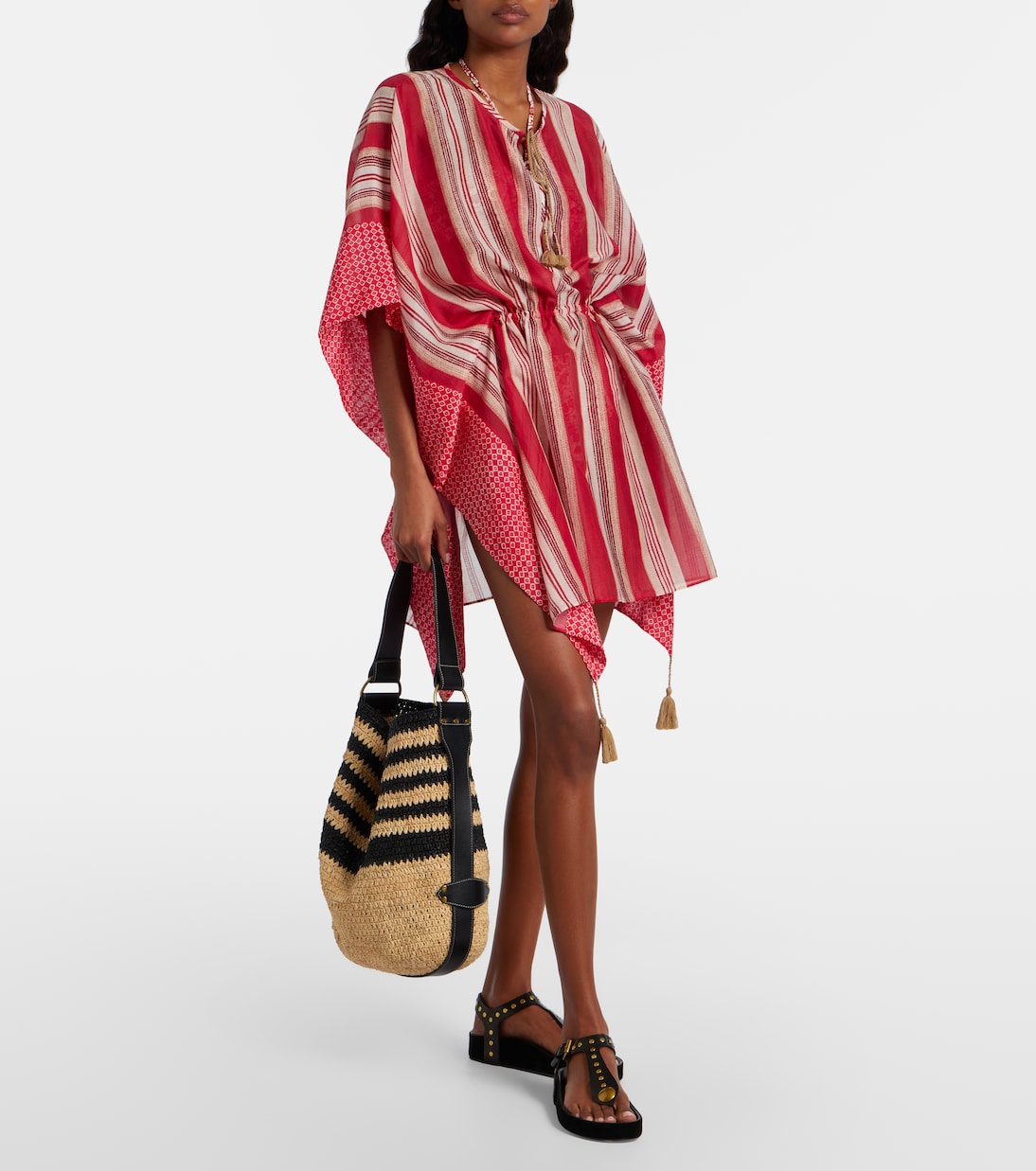 Bedruckter Kaftan aus Baumwolle und Seide | Isabel Marant