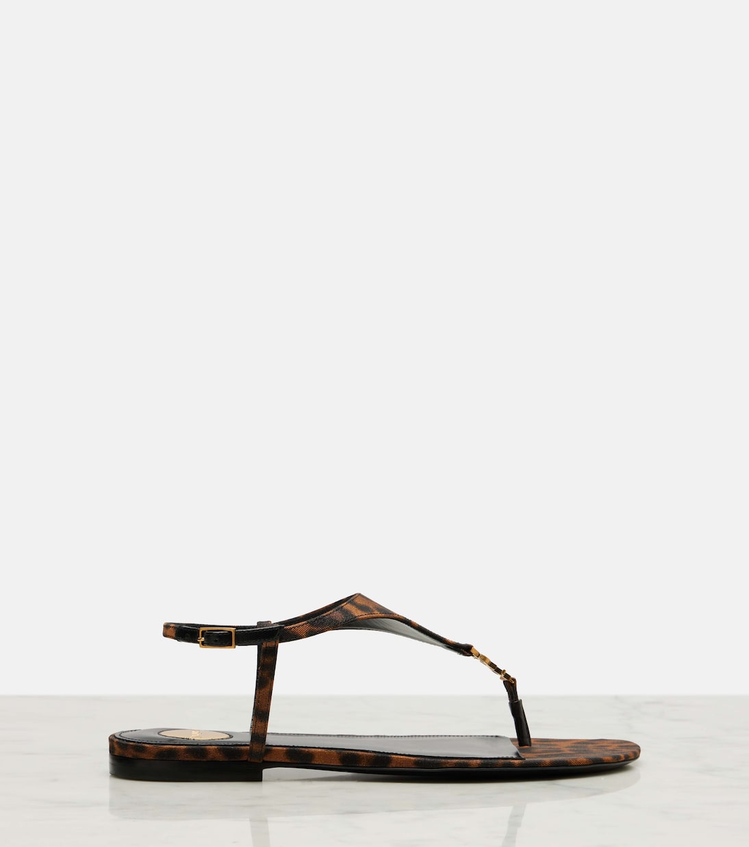 Sandales Cassandra en gros-grain | Saint Laurent