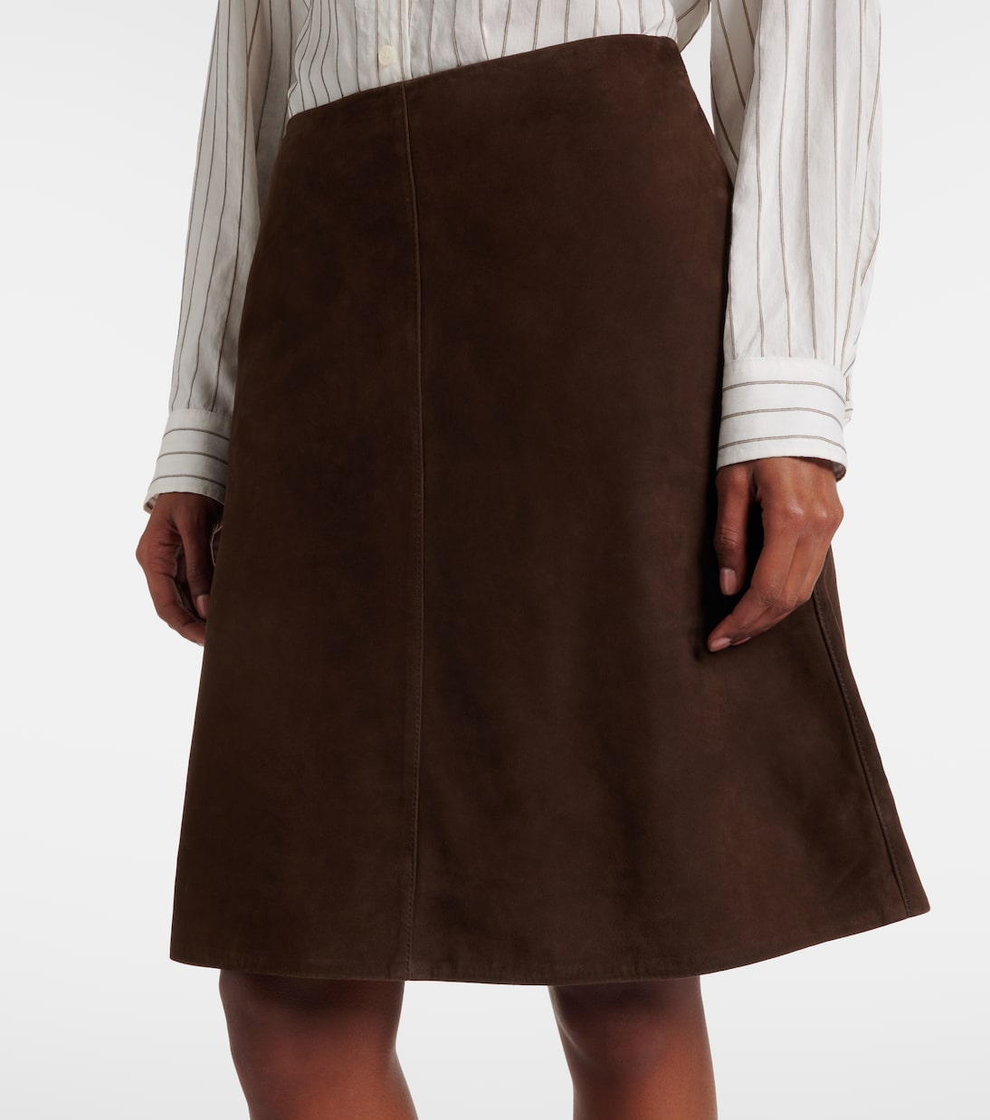 Mini-jupe en daim | Toteme