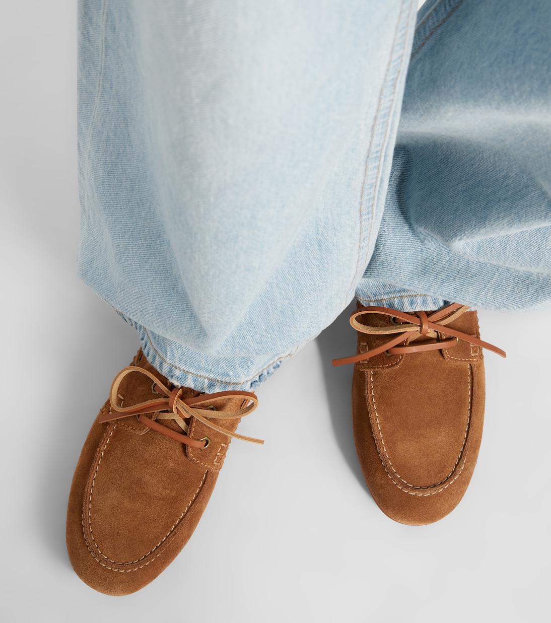 H693 suede boat shoes | Hogan